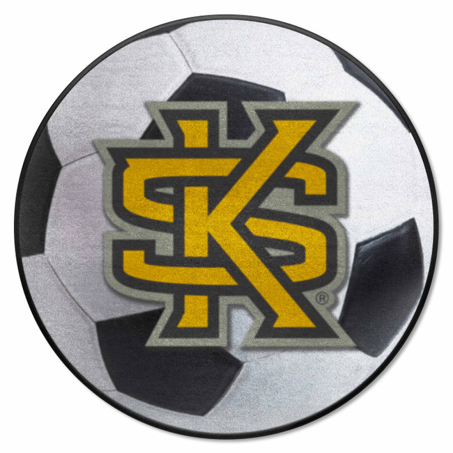 Kennesaw State Owls Soccer Ball Rug - 27in. Diameter, KS