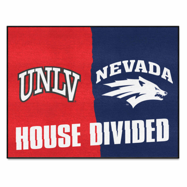 UNLV / Nevada House Divided House Divided Rug - 34 in. x 42.5 in.