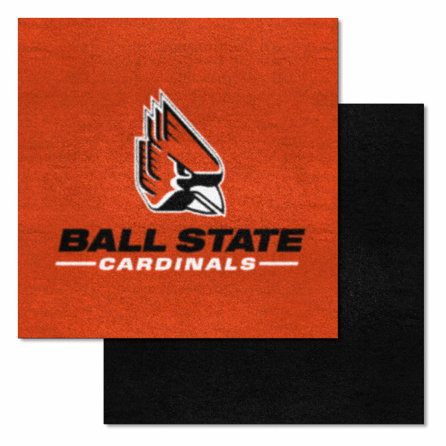 Ball State Cardinals Team Carpet Tiles - 45 Sq Ft.