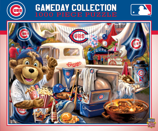 Chicago Cubs 1000 Piece Puzzle Gameday Design MLB Jigsaw Puzzle Fan Activity
