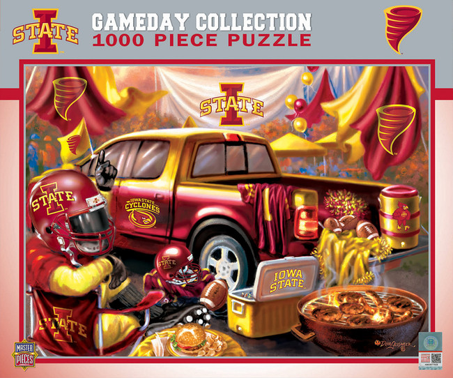 Iowa State Cyclones 1000 Piece Puzzle Gameday Design NCAA Jigsaw Puzzle Fan Activity