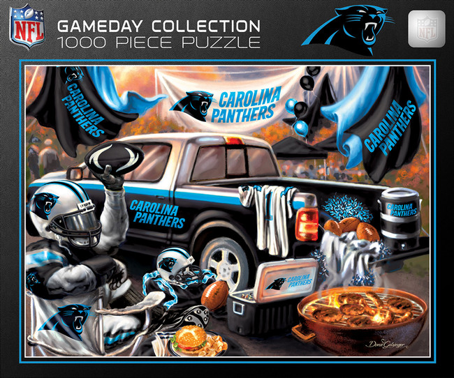 Carolina Panthers 1000 Piece Puzzle Gameday Design NFL Jigsaw Puzzle Fan Activity