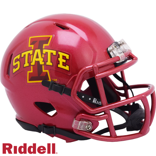 Iowa State Cyclones Helmet Riddell Replica Mini Speed Style Cardinal