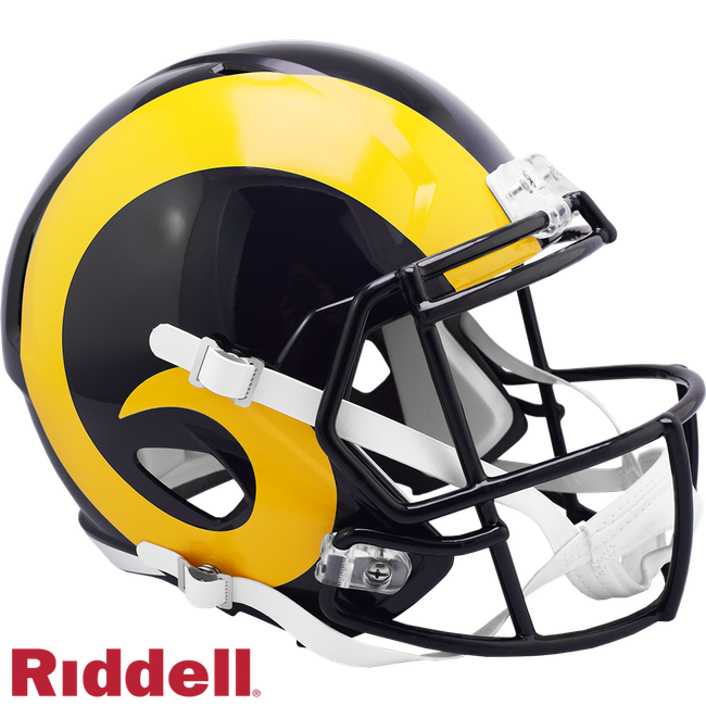 Los Angeles Rams Helmet Riddell Replica Full Size Speed Style 1981-1999 T/B Special Order