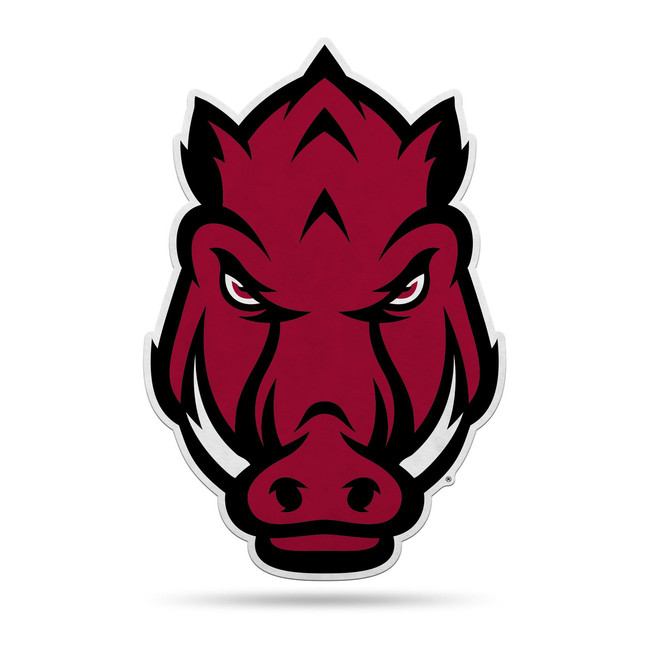 Arkansas Razorbacks Pennant Shape Cut Mascot Design