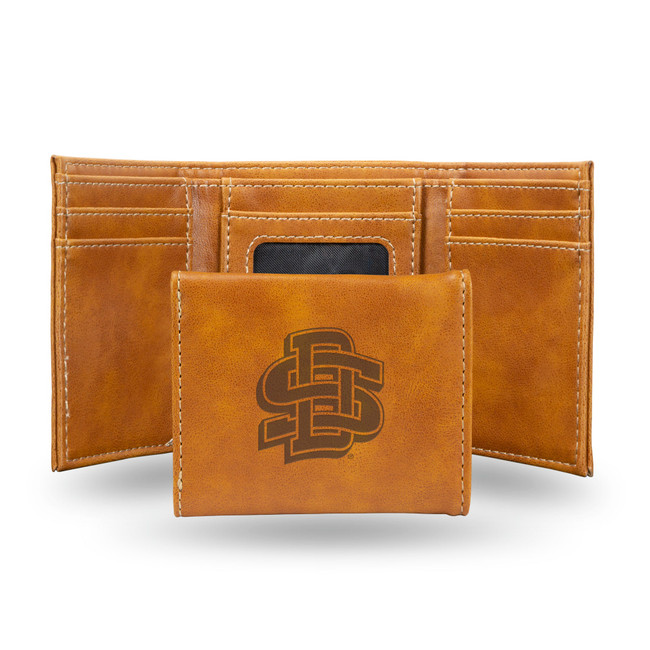 South Dakota State Jackrabbits Wallet Trifold Laser Engraved