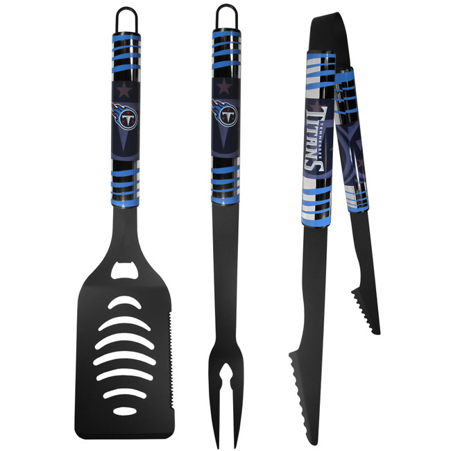 Tennessee Titans 3 pc Black Tailgater BBQ Set