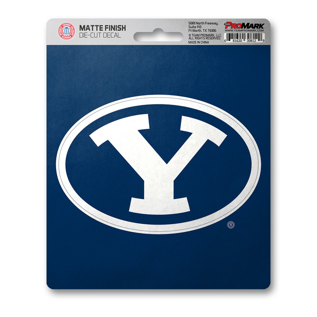 BYU Cougars Matte Decal "Y" Logo