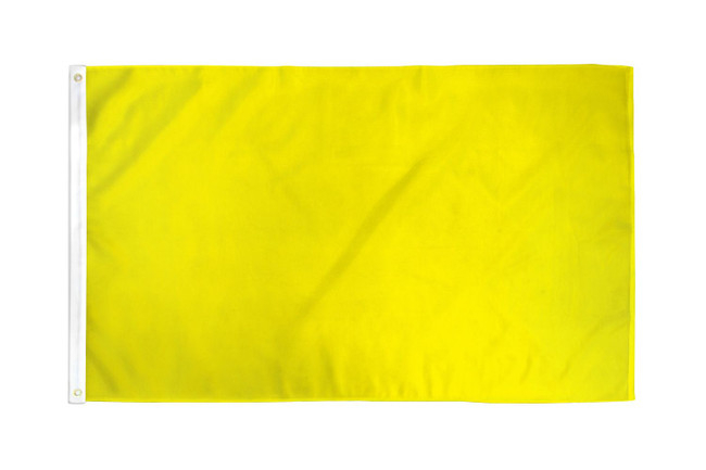 Yellow Solid Color Flag 3x5ft Poly