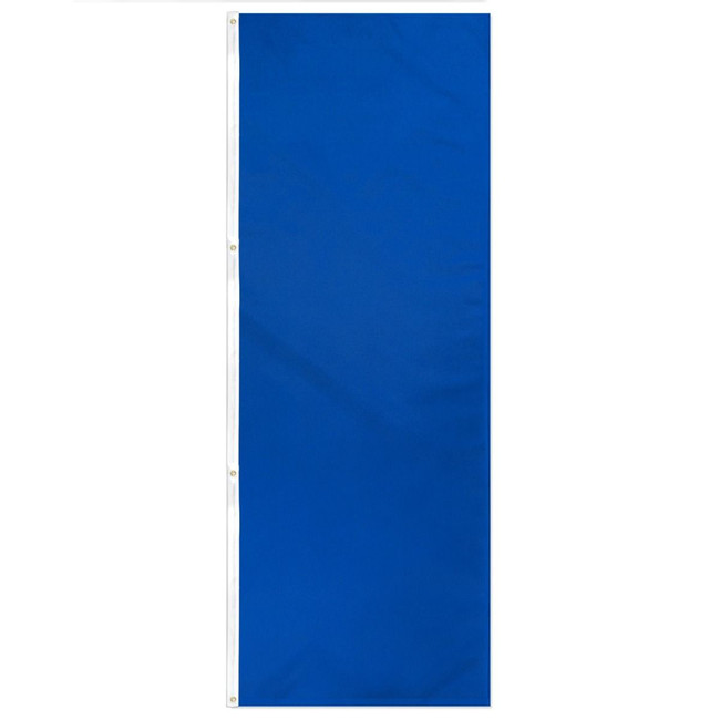 Royal Blue Solid Color 3x8ft Duraflag Banner