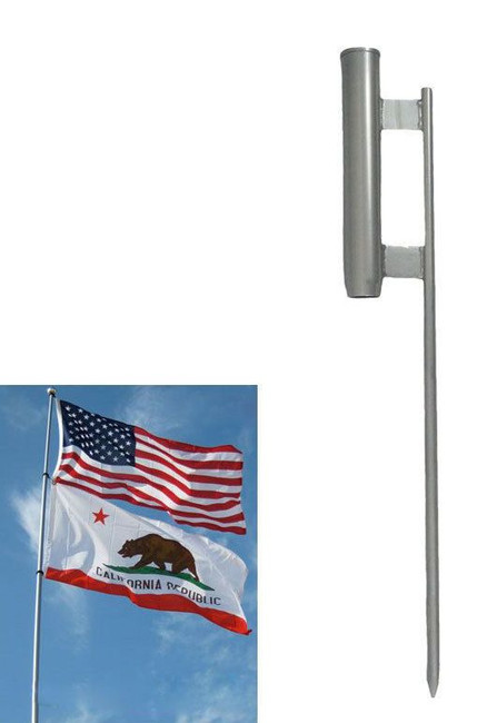 Ground Spike For 20ft Fiberglass Flag Pole