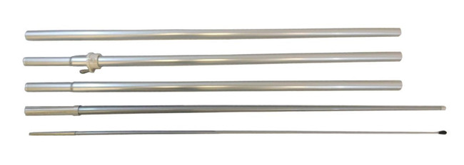 16ft Convertible Advertising Flag Pole & Economy Ground Spike Kit