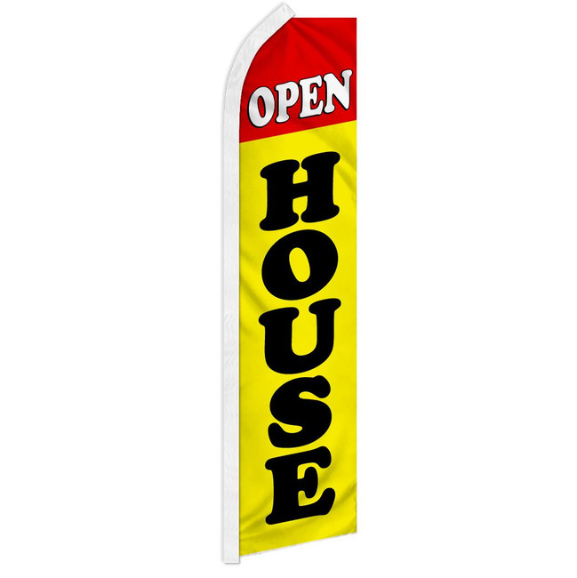 Open House (Red & Yellow) Super Flag