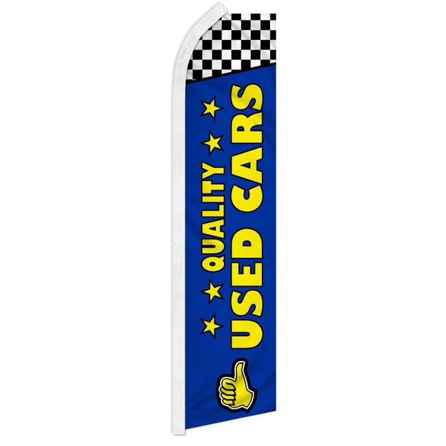 Quality Used Cars (Blue) Super Flag