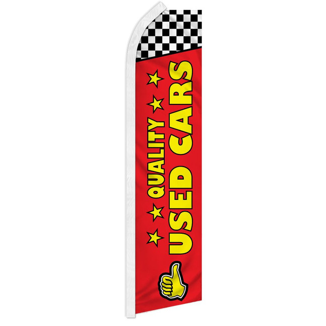 Quality Used Cars (Red) Super Flag