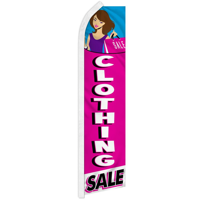 Clothing Sale Super Flag