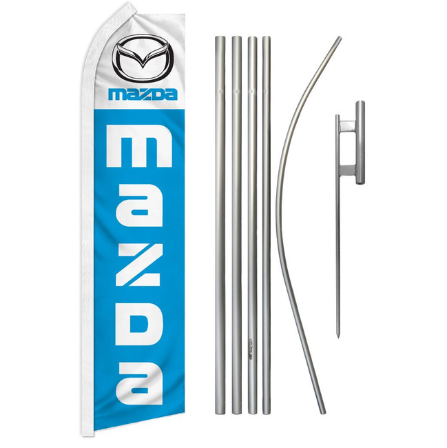 Mazda Super Flag & Pole Kit