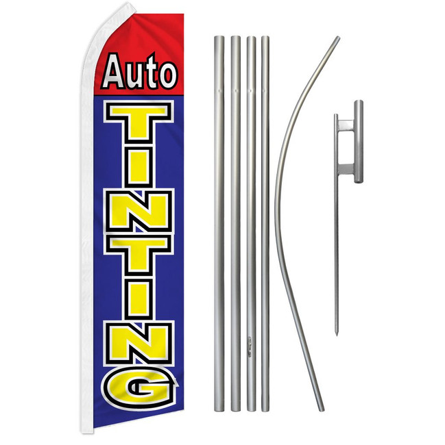 Auto Tinting Super Flag & Pole Kit