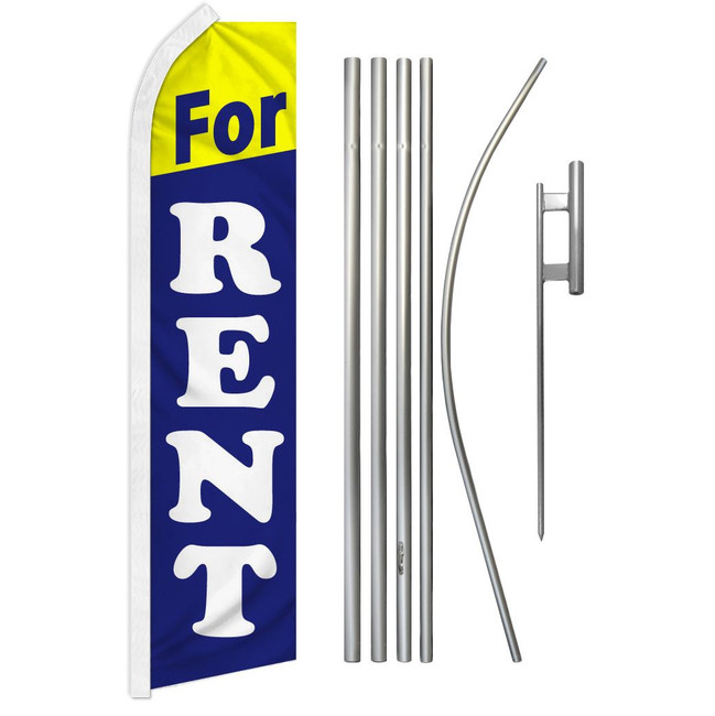 For Rent Super Flag & Pole Kit