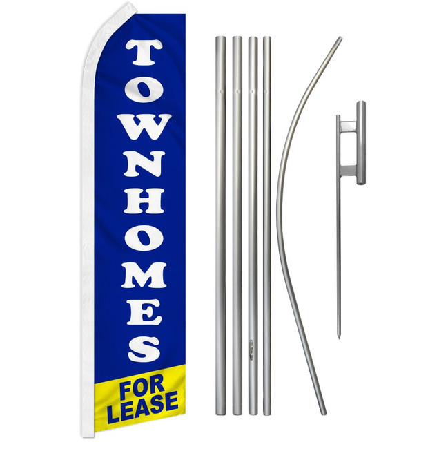 Townhomes for Lease Super Flag & Pole Kit
