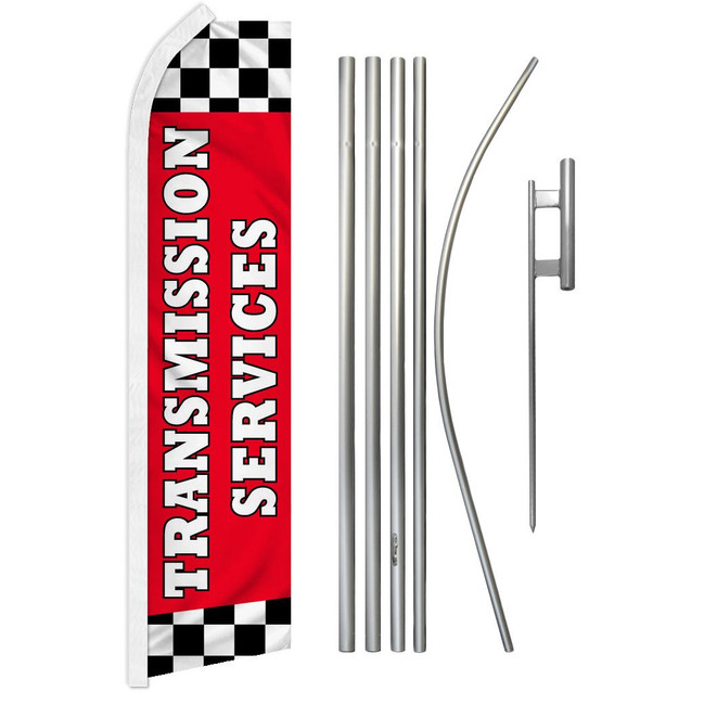 Transmission Services Super Flag & Pole Kit