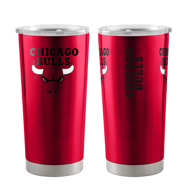 Chicago Bulls Travel Tumbler 20oz Stainless Steel