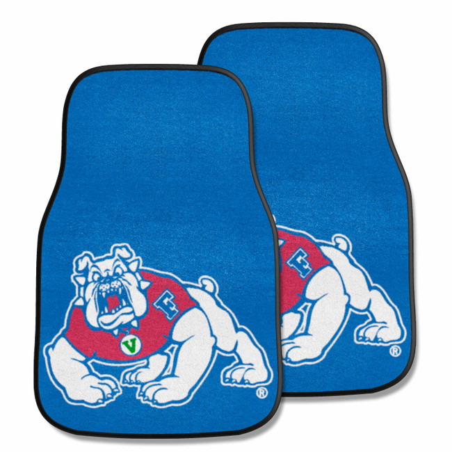 Fresno State Bulldogs 2-pc Carpet Car Mat Set