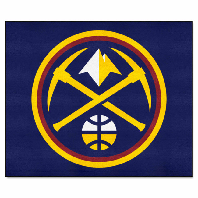 Denver Nuggets Tailgater Rug - 5ft. x 6ft. Circular Nuggets Primary Logo