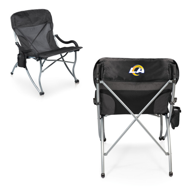 Los Angeles Rams PT-XL Heavy Duty Camping Chair, (Black)