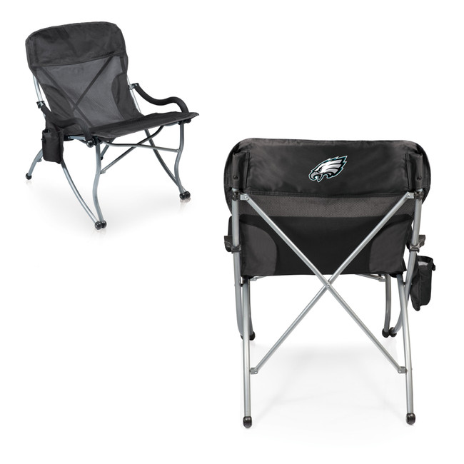 Philadelphia Eagles PT-XL Heavy Duty Camping Chair, (Black)