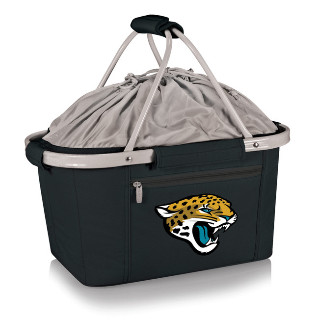 Jacksonville Jaguars Metro Basket Collapsible Cooler Tote, (Black)