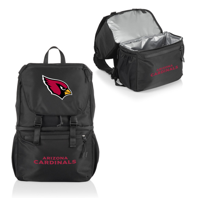 Arizona Cardinals Tarana Backpack Cooler, (Carbon Black)