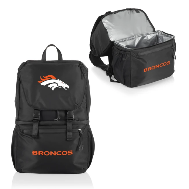 Denver Broncos Tarana Backpack Cooler, (Carbon Black)