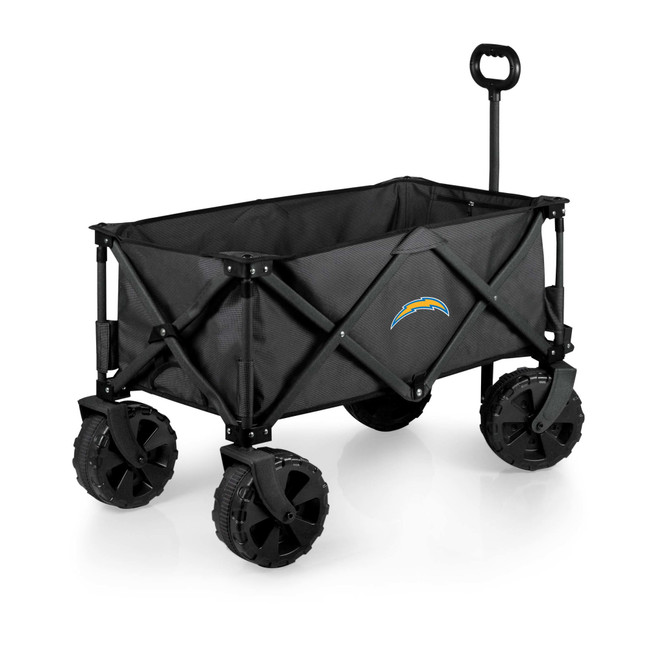 Los Angeles Chargers Adventure Wagon Elite All-Terrain Portable Utility Wagon, (Dark Gray)