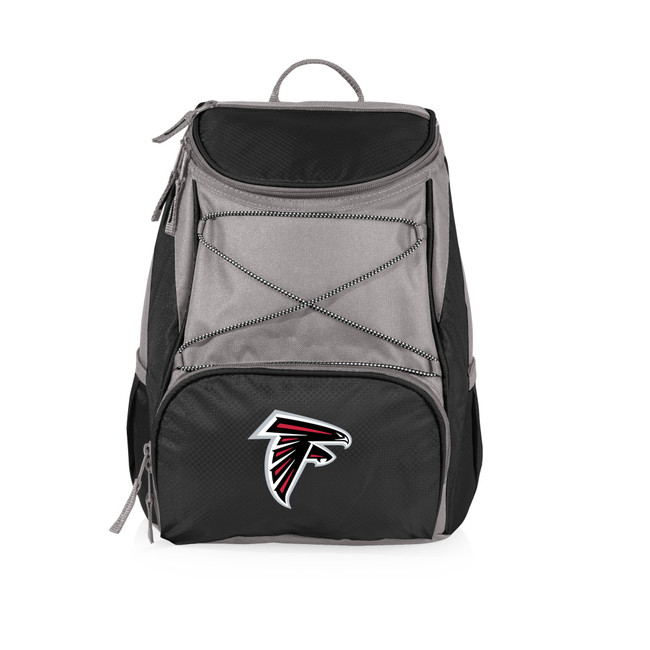 Atlanta Falcons PTX Backpack Cooler, (Black with Gray Accents)