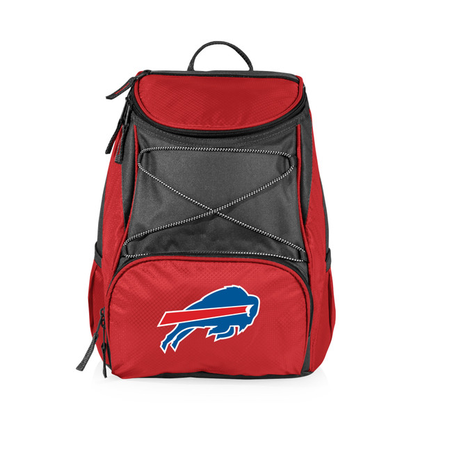 Buffalo Bills PTX Backpack Cooler, (Red with Gray Accents)