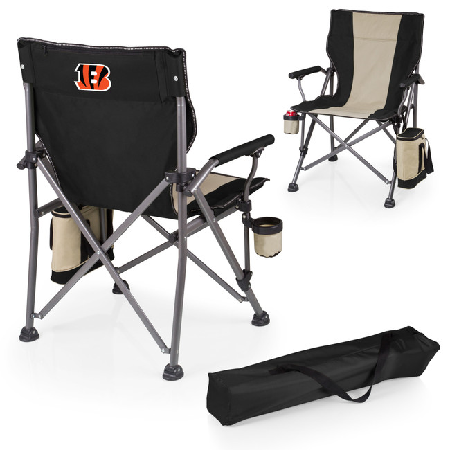 Cincinnati Bengals Outlander XL Camping Chair with Cooler, (Black)