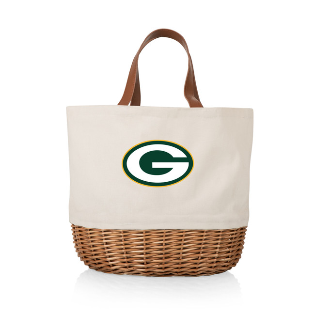 Green Bay Packers Promenade Picnic Basket, (Beige Canvas)
