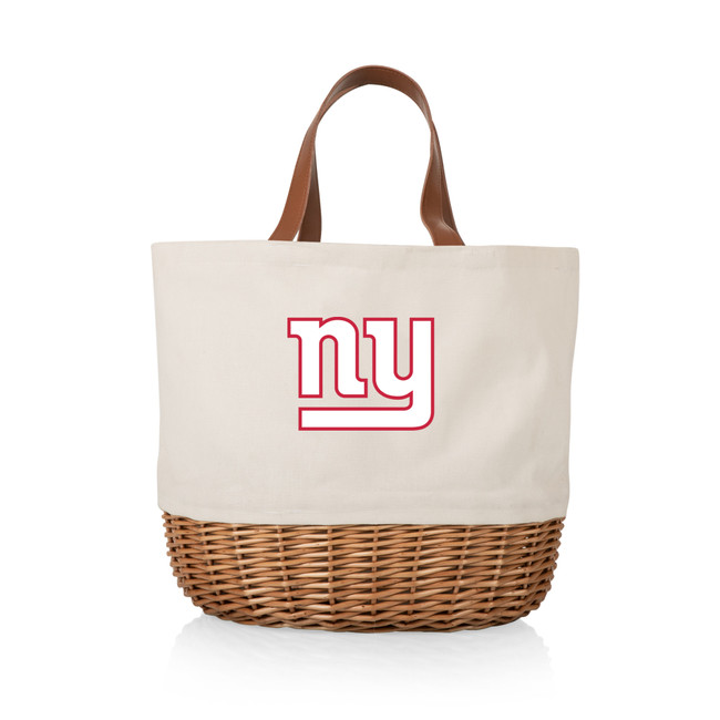 New York Giants Promenade Picnic Basket, (Beige Canvas)