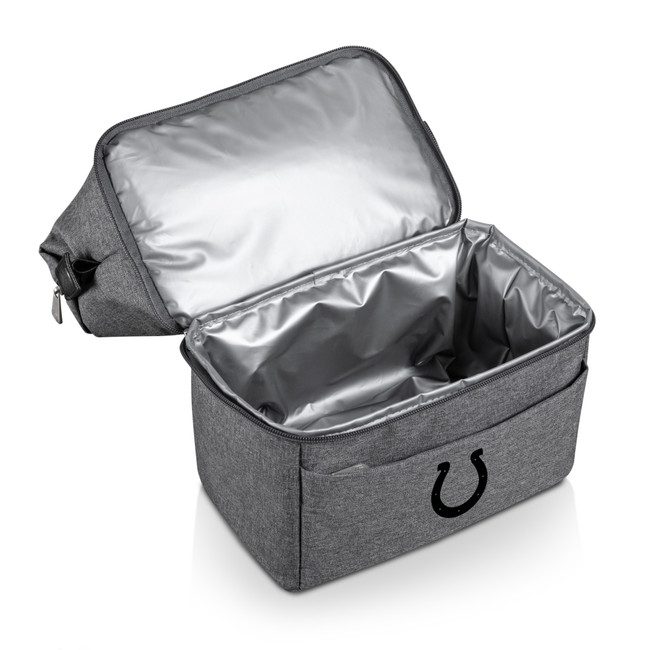 Indianapolis Colts Urban Lunch Bag Cooler, (Gray with Black Accents)