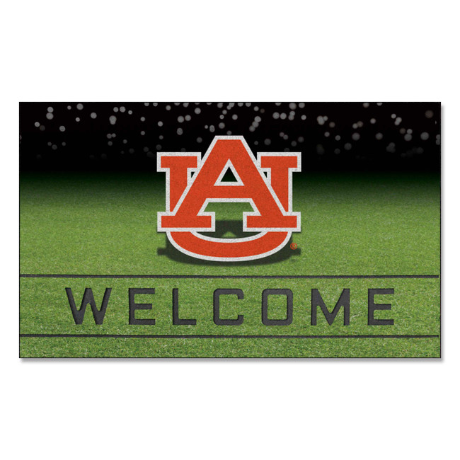 Auburn Tigers Crumb Rubber Door Mat - 18in. x 30in. AU Primary Logo