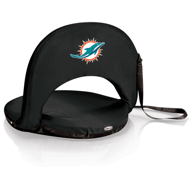 Miami Dolphins Oniva Portable Reclining Seat, (Black)