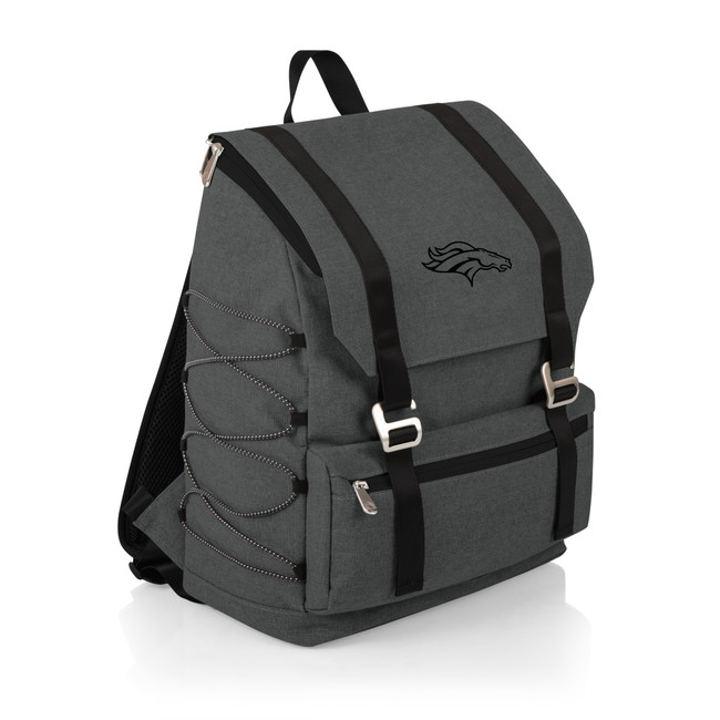 Denver Broncos On The Go Traverse Backpack Cooler, (Heathered Gray)