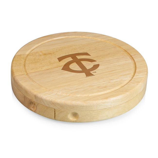 Minnesota Twins Brie Cheese Cutting Board & Tools Set (Parawood)