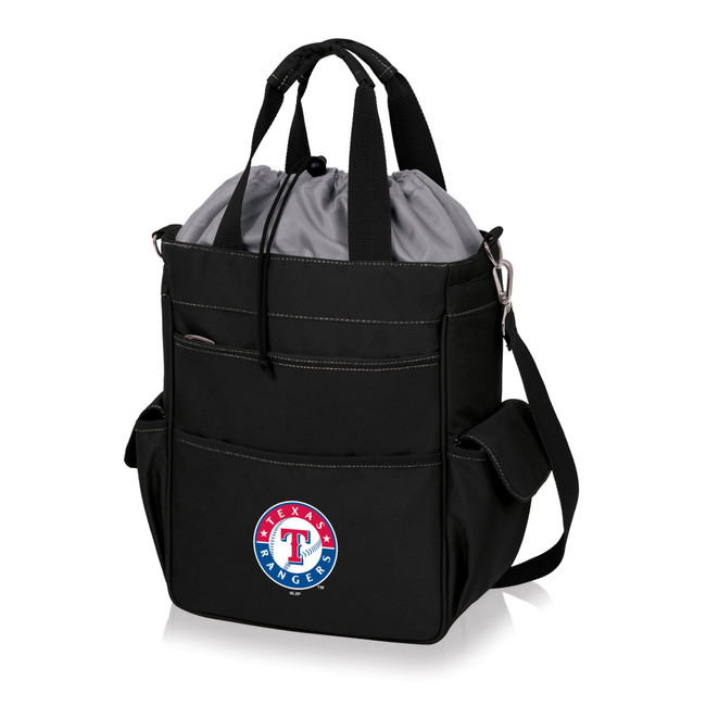 Texas Rangers Activo Cooler Tote Bag (Black with Gray Accents)