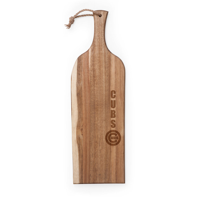 Chicago Cubs Artisan 24" Acacia Charcuterie Board (Acacia Wood)