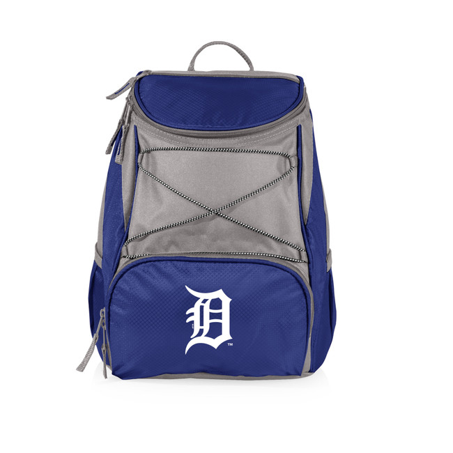 Detroit Tigers PTX Backpack Cooler (Navy Blue with Gray Accents)
