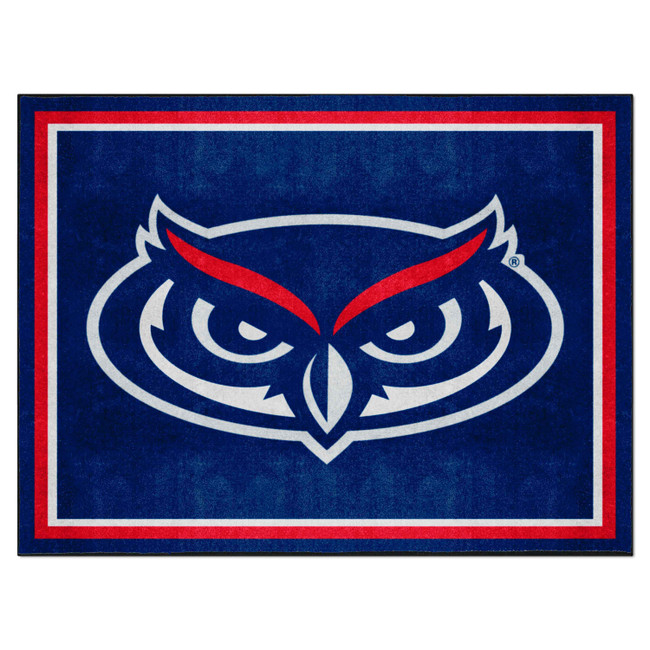 FAU Owls 8ft. x 10 ft. Plush Area Rug