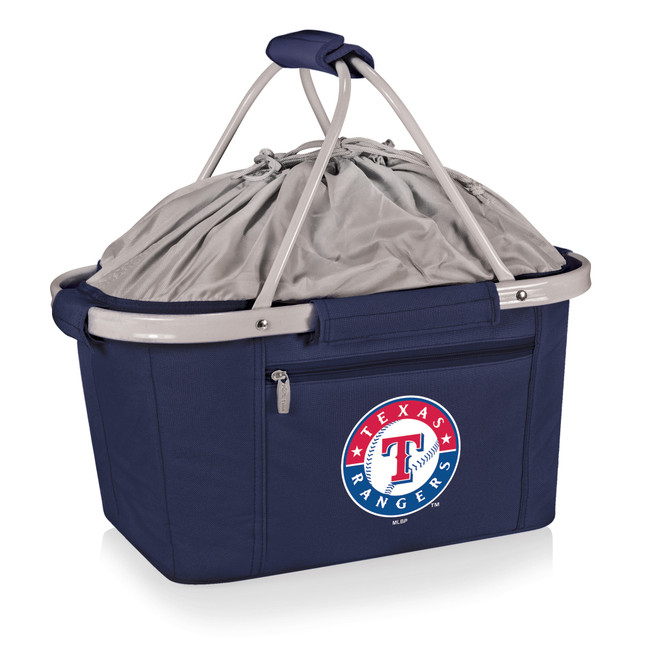 Texas Rangers Metro Basket Collapsible Cooler Tote (Navy Blue)