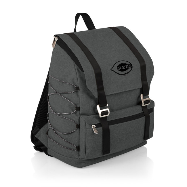 Cincinnati Reds On The Go Traverse Backpack Cooler (Heathered Gray)